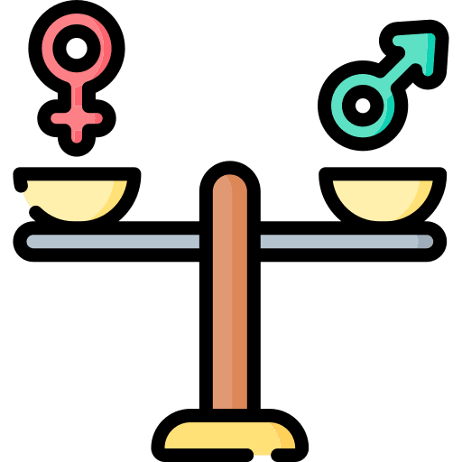Gender equality gender legal miscellaneous icon