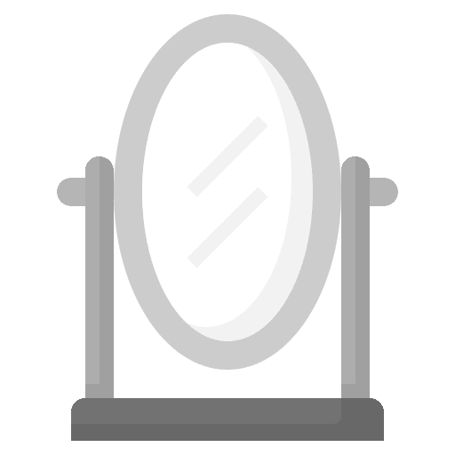 Mirror frame glass mirror icon