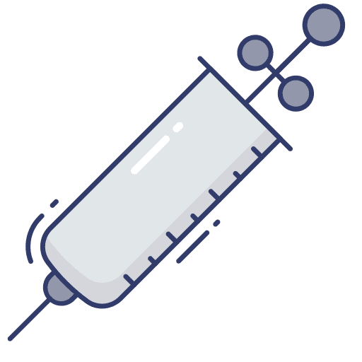 Syringe syringe injection vaccine icon