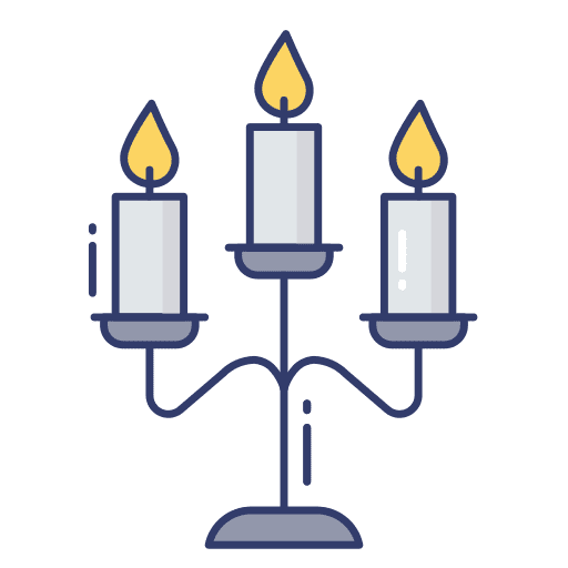 Candelabra candelabra candles light icon