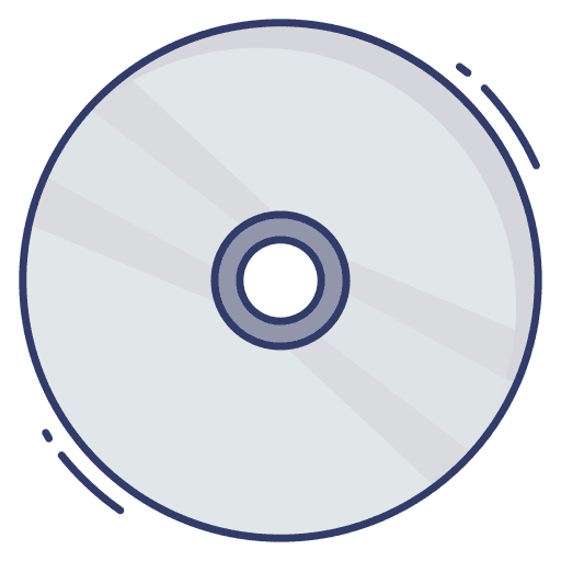 Cd dvd multimedia bluray icon