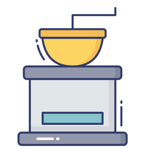 Coffee grinder kitchenware coffee grinder grinder icon