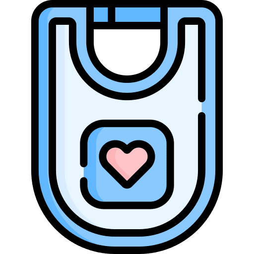 Bib children baby kid and baby icon