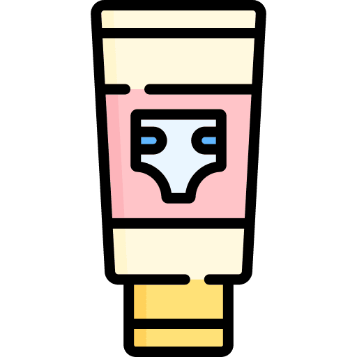 Cream rash beauty relaxing icon