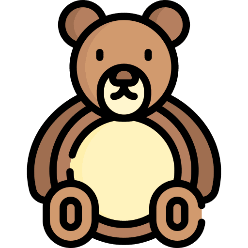 Teddy bear toy stuffed animal teddy bear icon