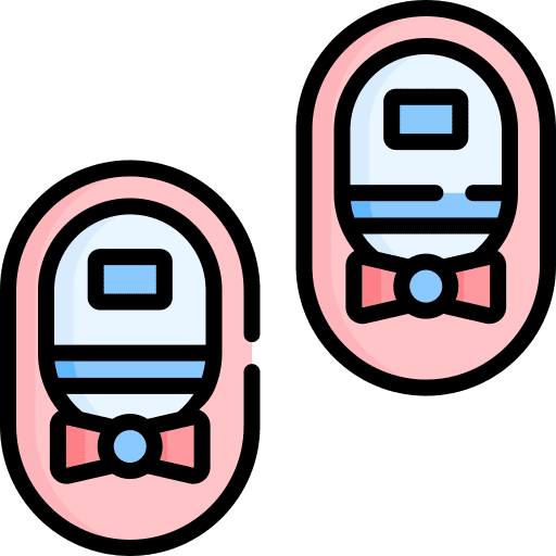 Baby shoes ribbon infant baby shoes icon