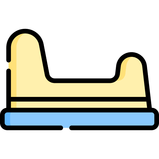 Potty urinal pot kid and baby icon