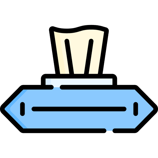 Wet wipes miscellaneous napkin cleaning icon