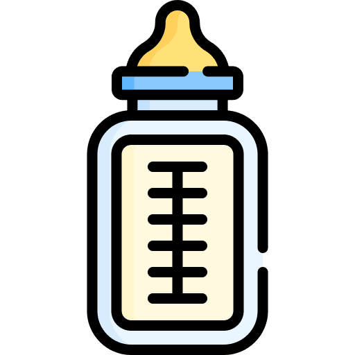 Feeding bottle kid and baby baby bottle milk icon