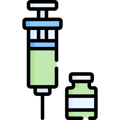 Syringe anesthesia syringe healthcare and medical icon