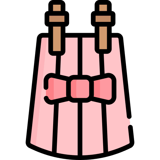 Baby dress fashion baby dress garment icon