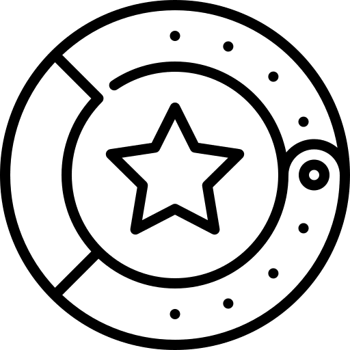 All inclusive hotel star bracelet icon