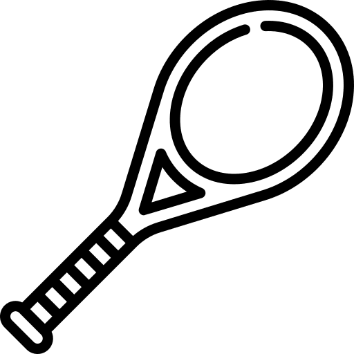 Tennis racket sports and competition tennis racket tennis icon