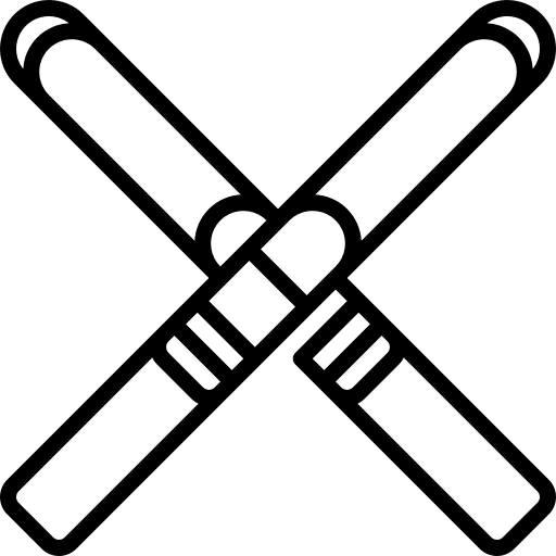 Skis adventure sports sports and competition equipment icon