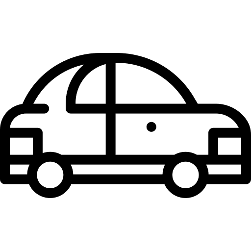 Car automobile vehicle transportation icon