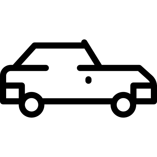 Convertible car transportation convertible car automobile icon