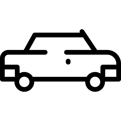 Convertible car transportation transport convertible car icon