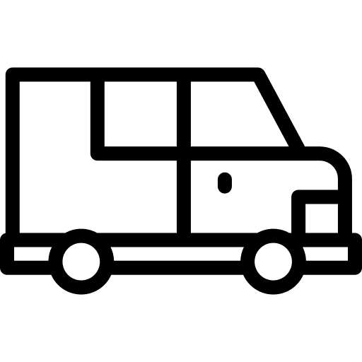 Family van recreational vehicle travel transportation icon