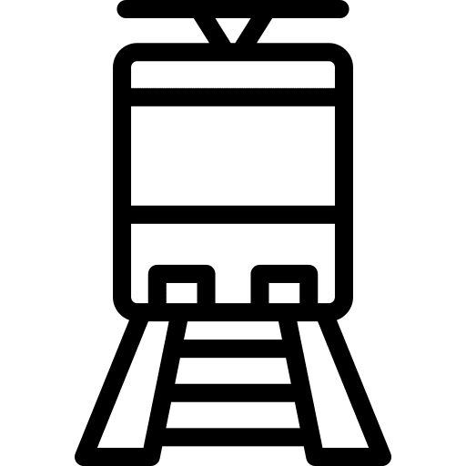 Tram travel winter tramcar icon