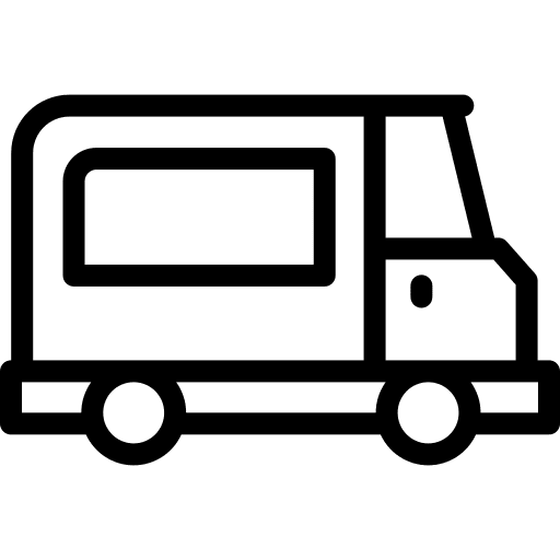 Truck truck caravan camper van icon