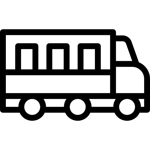 Bus transport automobile transportation icon