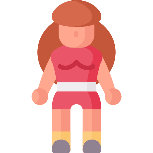 Fighter avatar character young icon