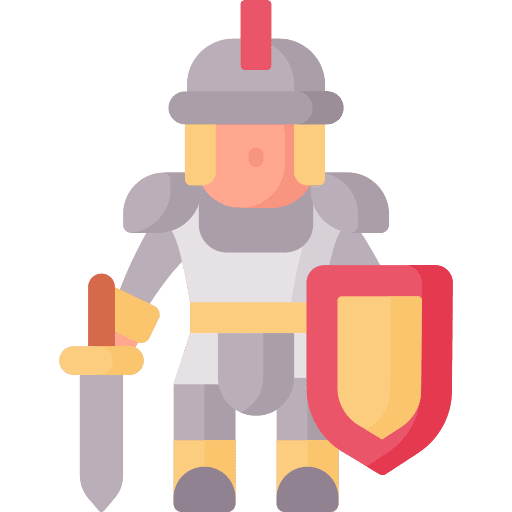 Knight people user fantasy icon