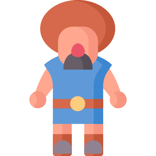 Dwarf dark germanic legend icon