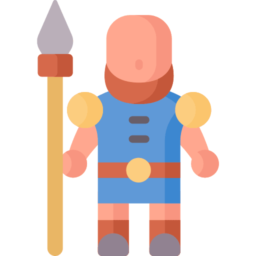 Warrior protection costume head icon