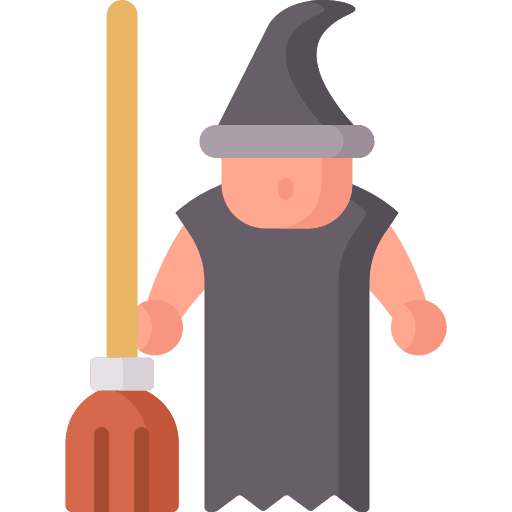 Witch avatar legend people icon