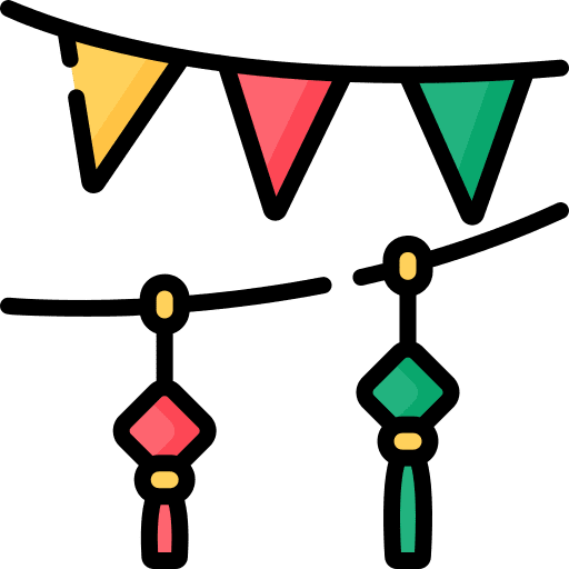 Decoration celebration ornamental decoration icon