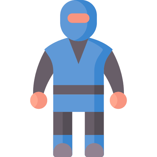 Ninja people avatar martial arts icon