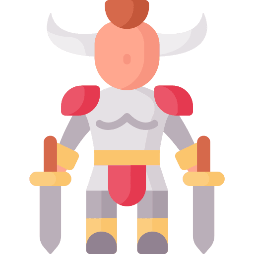 Samurai helmet samurai face icon