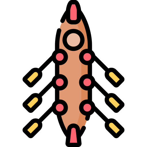 Dragon boat cultures festival transport icon