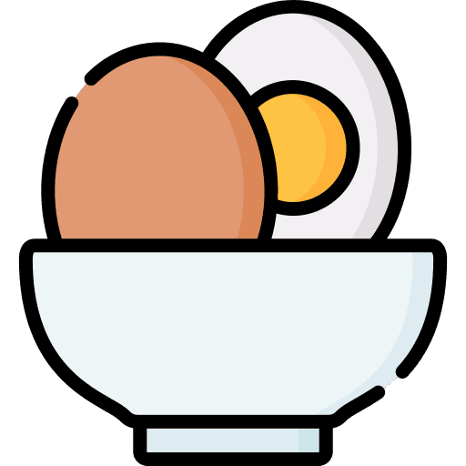 Tea egg tea egg traditional bowl icon