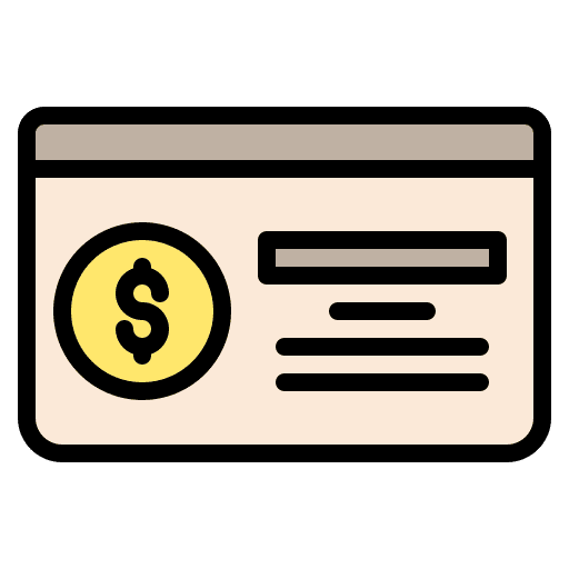 Bankbook book dollars currency icon