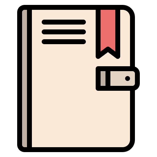 Diary files note documents icon