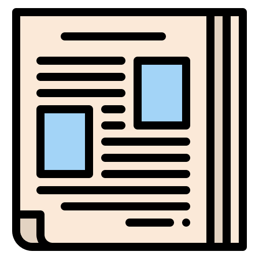 Papers paper files and folders text icon