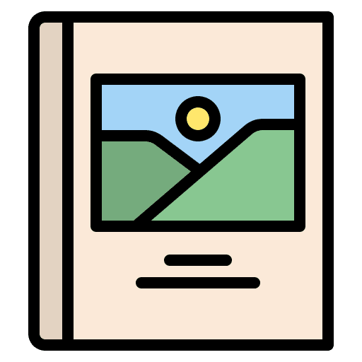 Photobook photobook photo album album icon