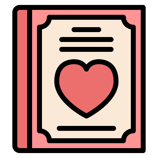 Novel book love novel icon
