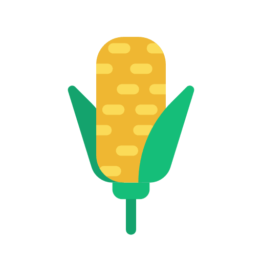 Corn vegetarian food diet icon