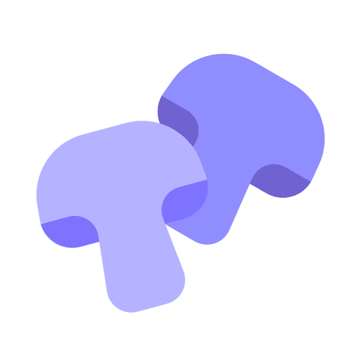 Mushroom nature diet healthy icon