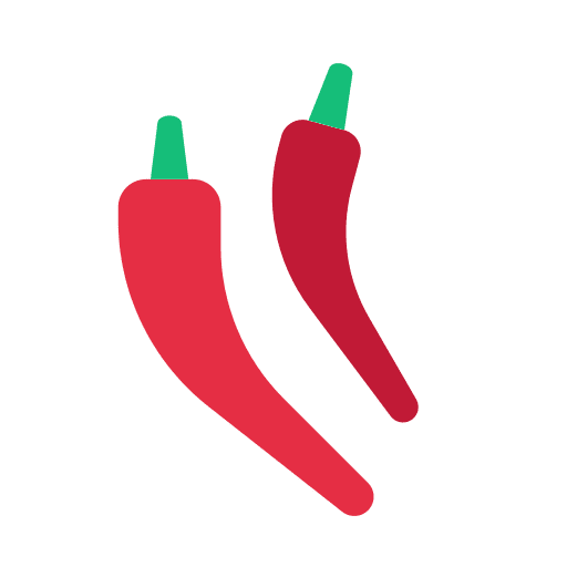 Pepper vegan vegetarian food icon