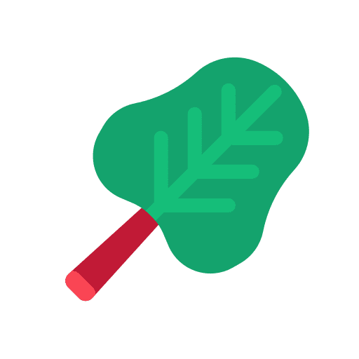 Spinach vegan food and restaurant vegetable icon