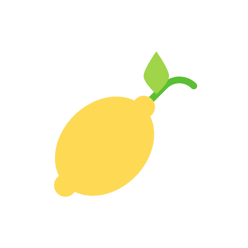 Lemon food and restaurant lemons citrus icon