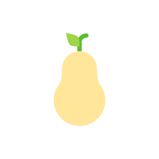 Pear pears juicy fruit icon