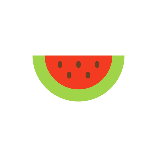 Watermelon healthy vegan nutrition icon