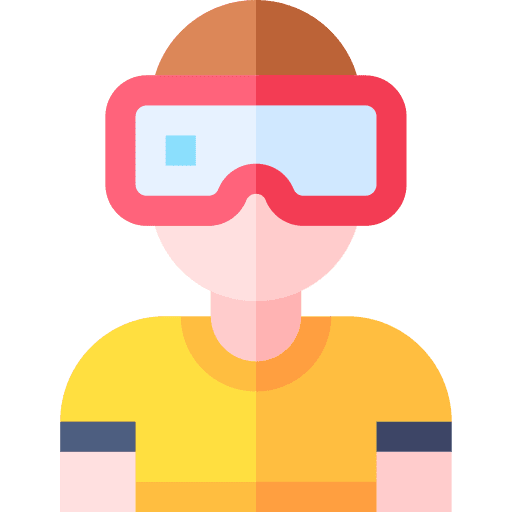 Vr glasses gaming avatar user icon