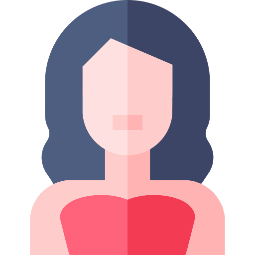 Bride black hair wedding bride icon