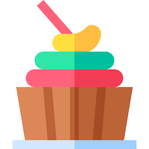 Ice cream cup food and restaurant food icon